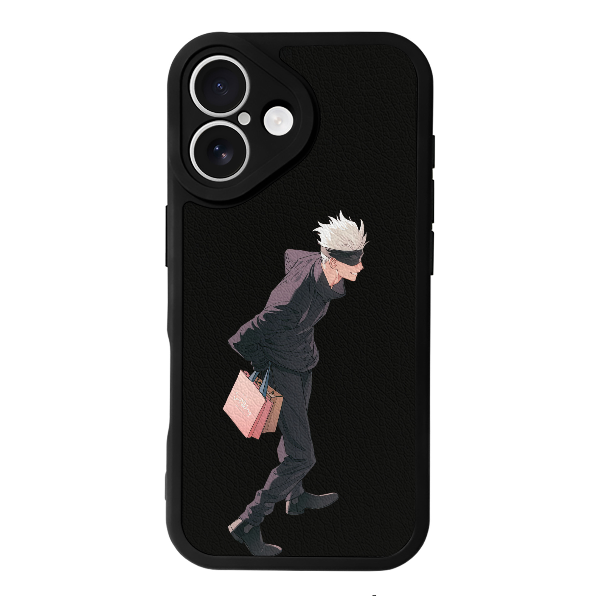 （画像用） 呪術廻戦 Jujutsu Kaisen 【iPhone 16シリーズ対応】シリコンスマホケース（レザー調） 材質：シリコン